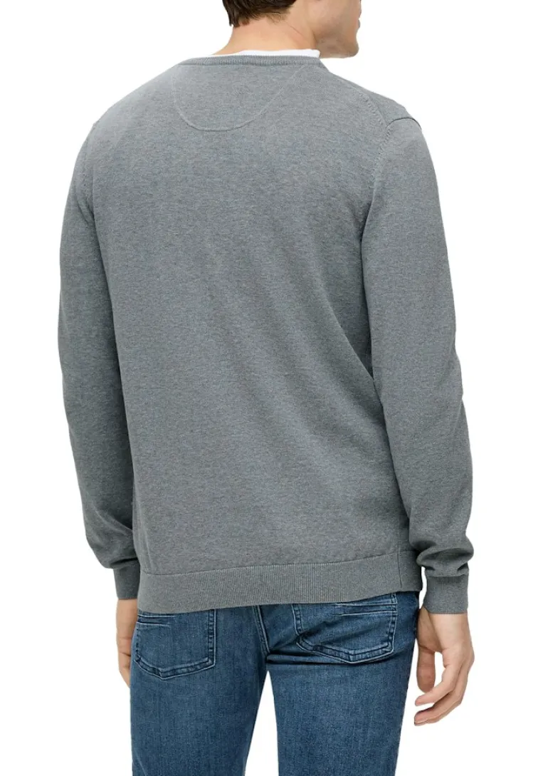 Strickpullover grau1