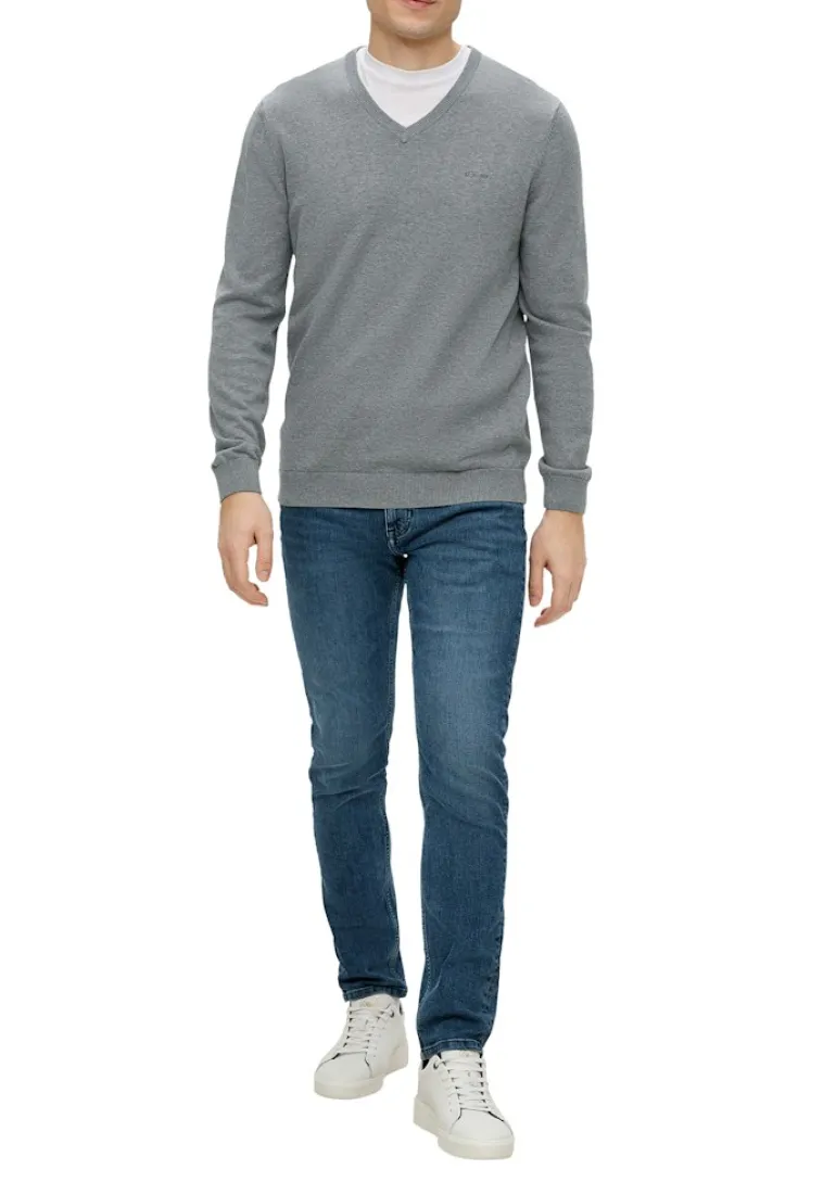 Strickpullover grau1