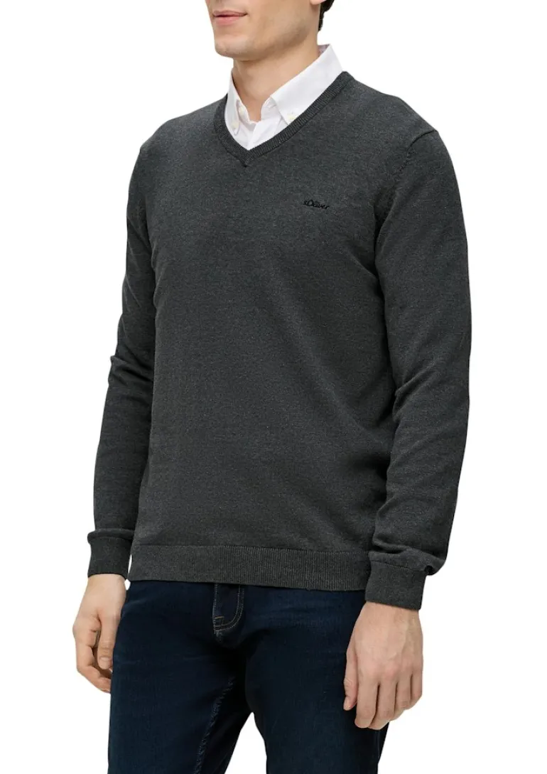 Strickpullover grau2