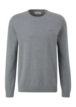 Strickpullover grau1