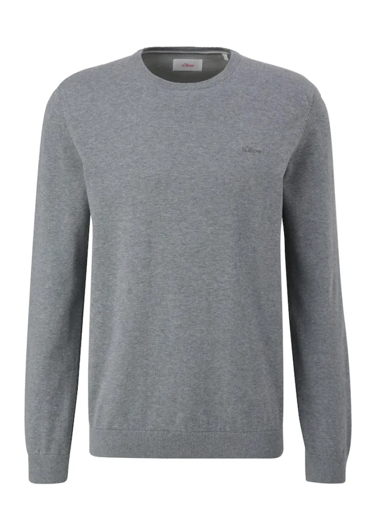 Strickpullover grau1