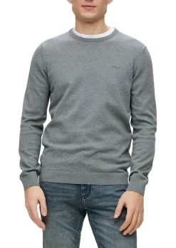 Strickpullover grau1