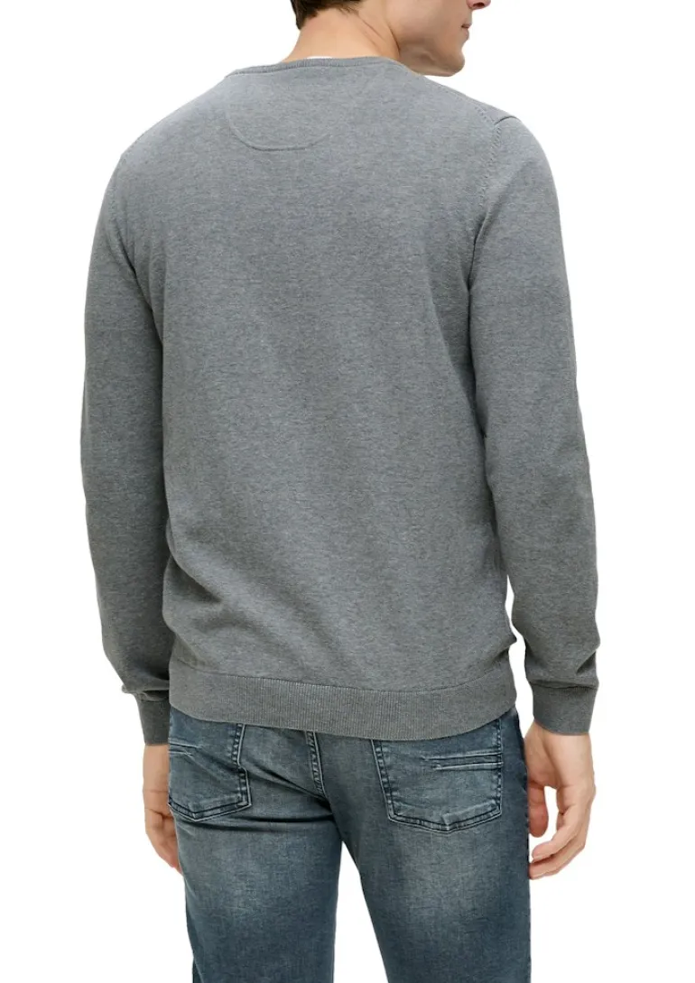 Strickpullover grau1