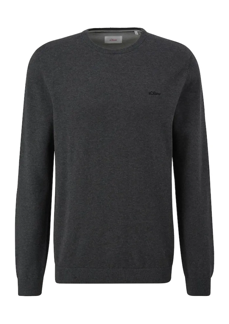 Strickpullover grau2