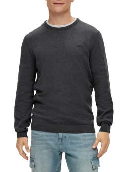 Strickpullover grau2