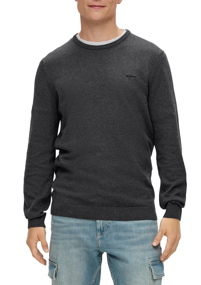Strickpullover grau2