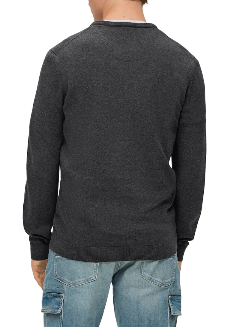 Strickpullover grau2