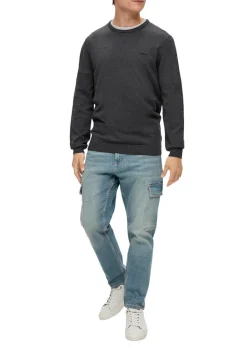 Strickpullover grau2