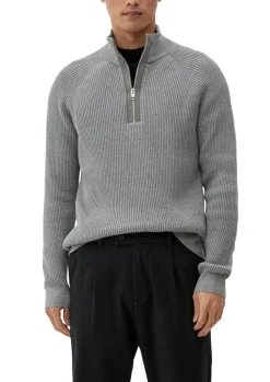 Strickpullover grau