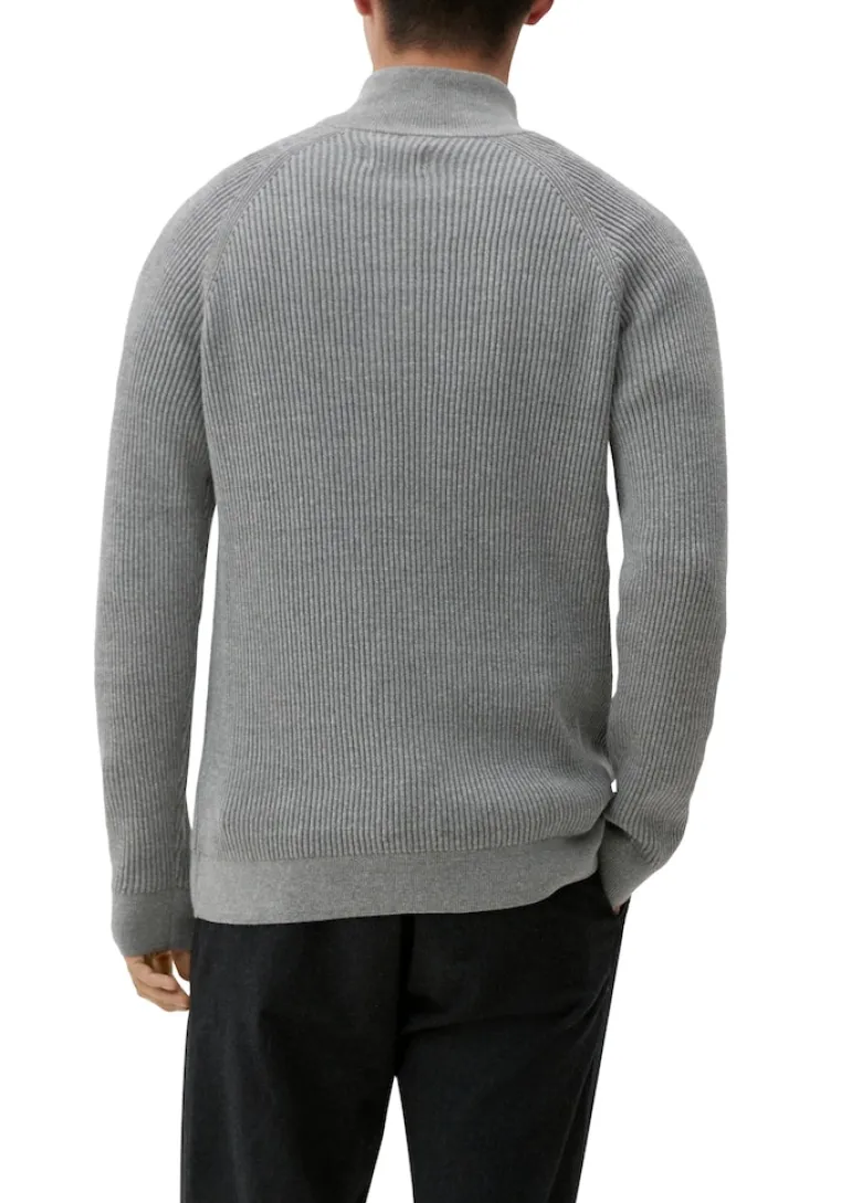 Strickpullover grau