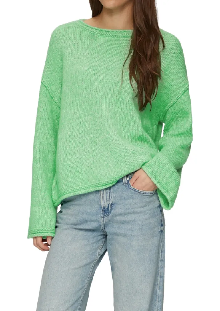 Strickpullover grün