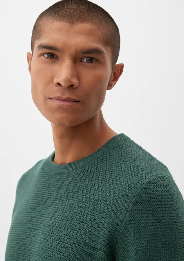Strickpullover grün
