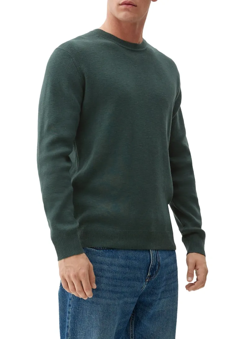 Strickpullover grün