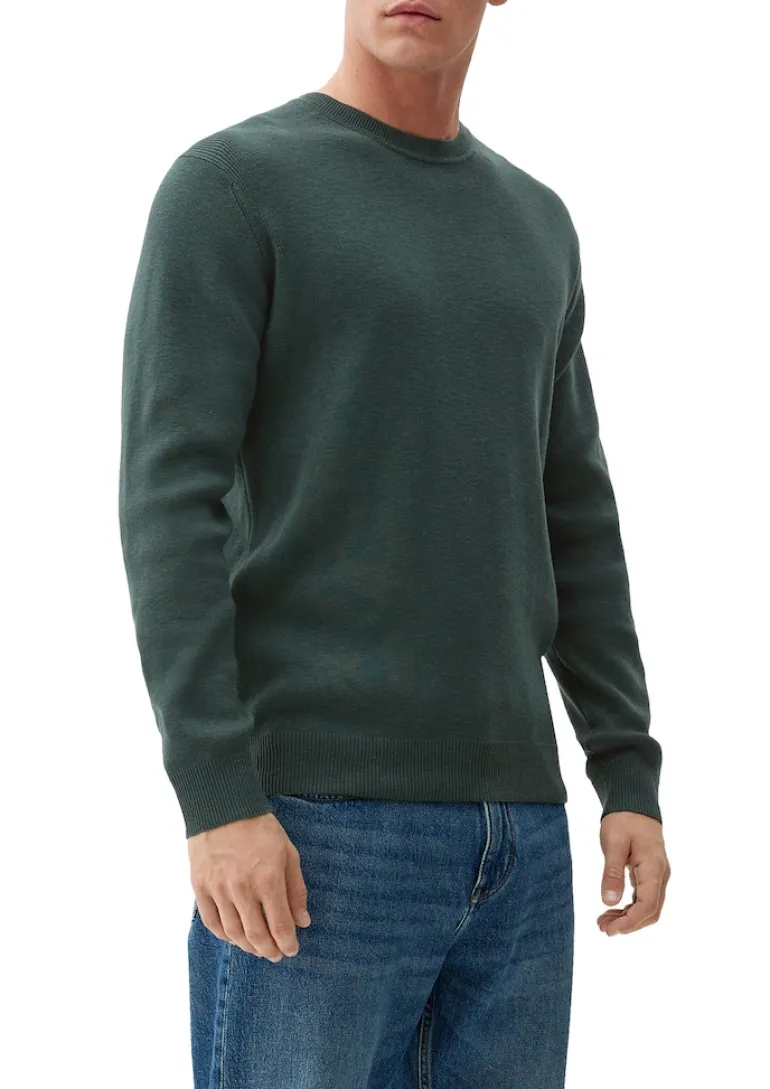 Strickpullover grün