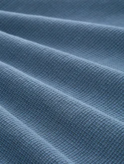 Strickpullover mit Rundhalsausschnitt faded uniform blue