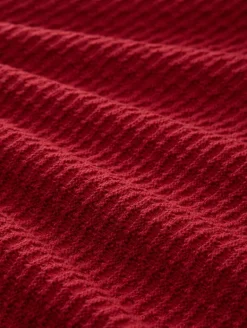 Strickpullover mit Rundhalsausschnitt coach red