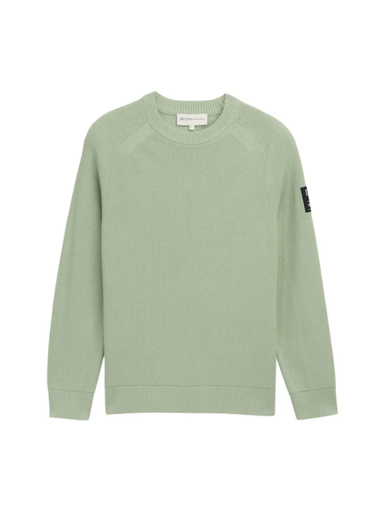 Strickpullover mit Struktur fresh mint green