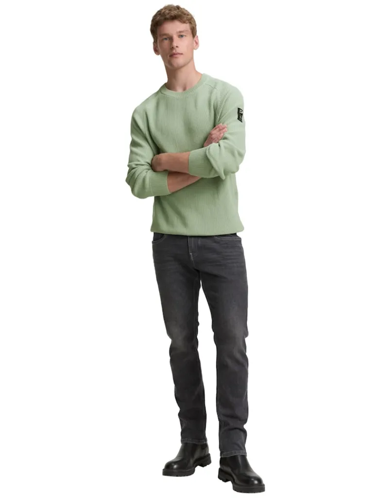 Strickpullover mit Struktur fresh mint green