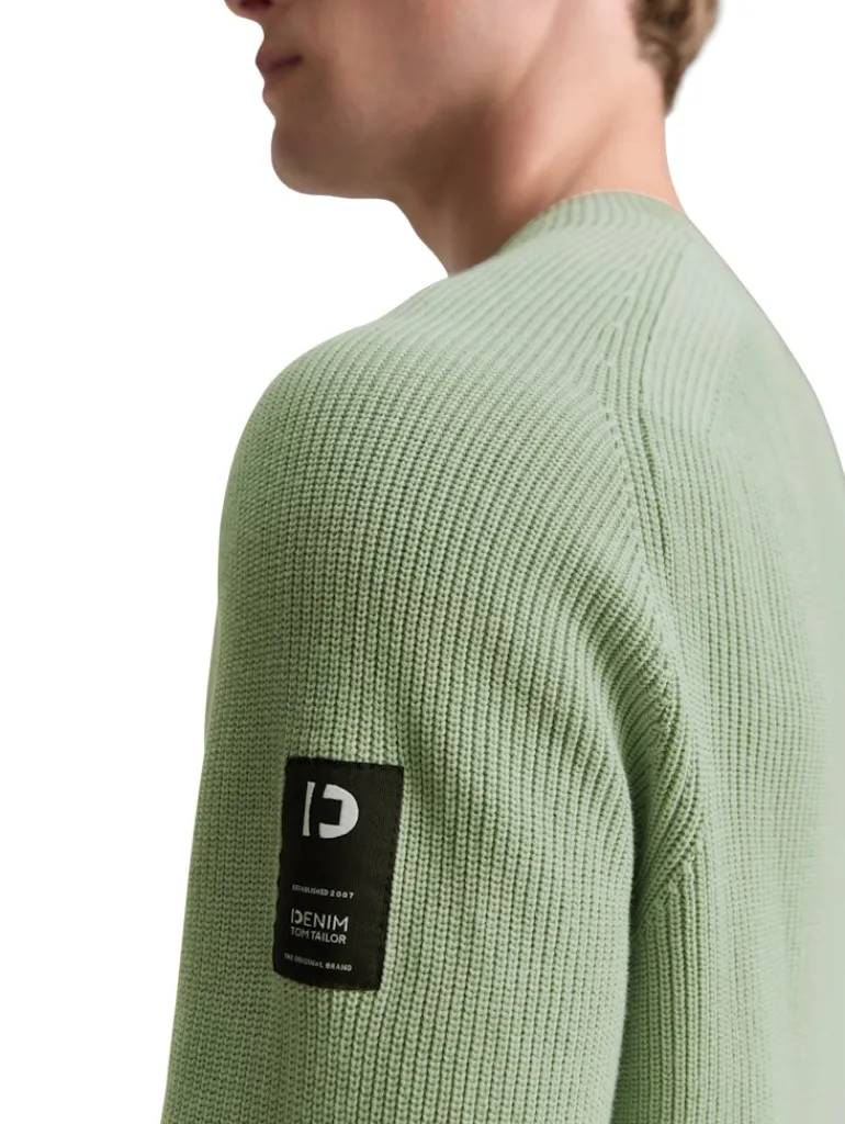 Strickpullover mit Struktur fresh mint green