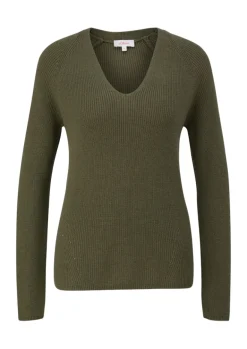 Strickpullover olive2