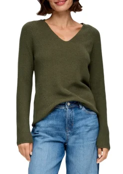 Strickpullover olive2
