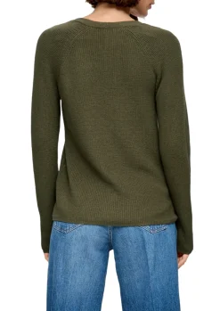 Strickpullover olive2