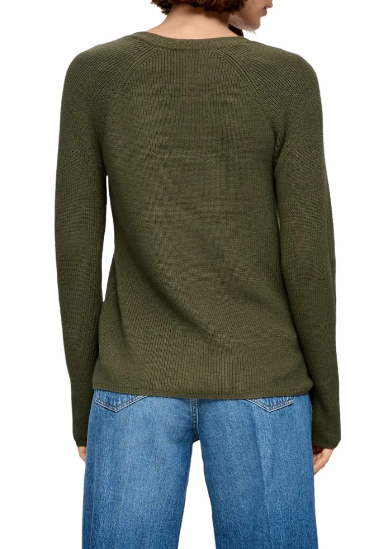 Strickpullover olive2