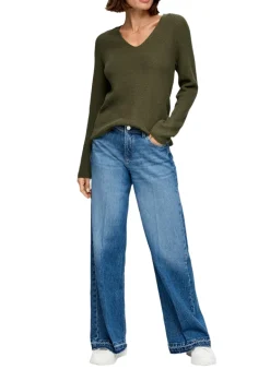 Strickpullover olive2