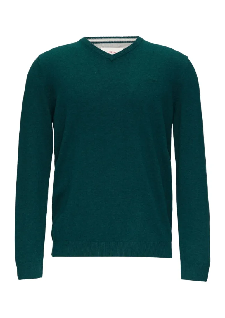 Strickpullover petrol
