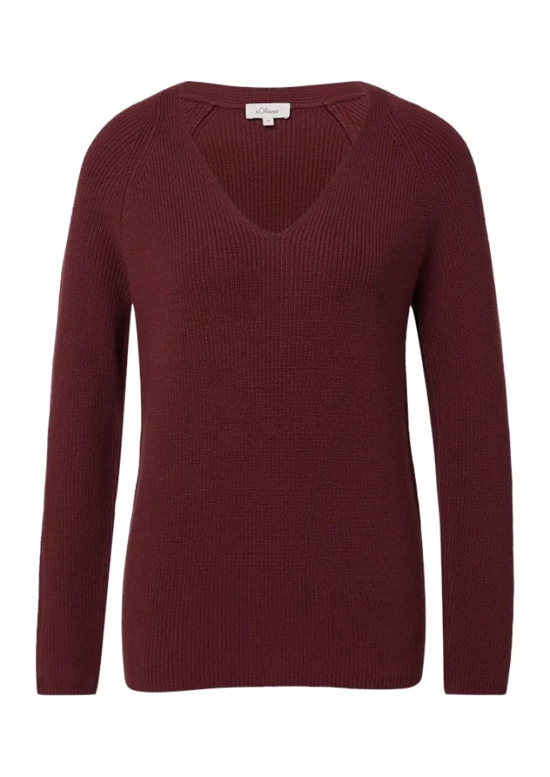 Strickpullover rot