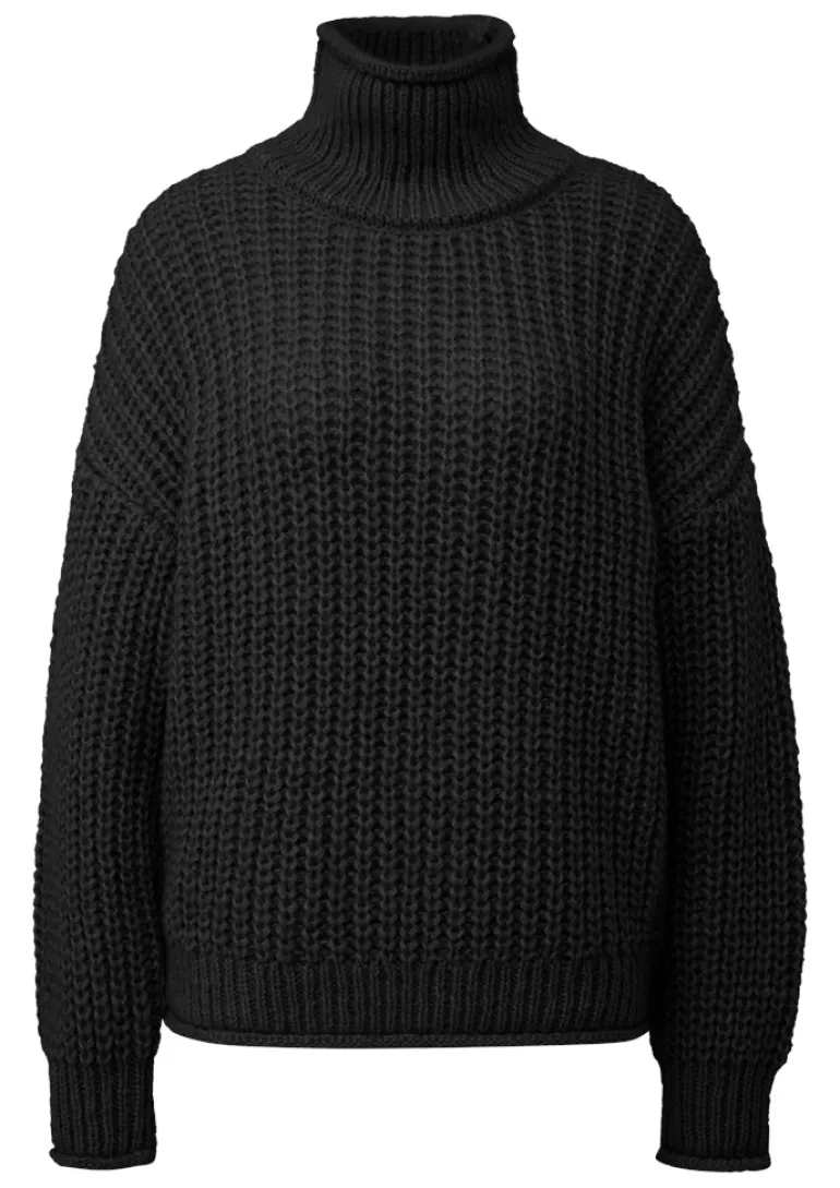 Strickpullover schwarz