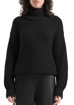 Strickpullover schwarz