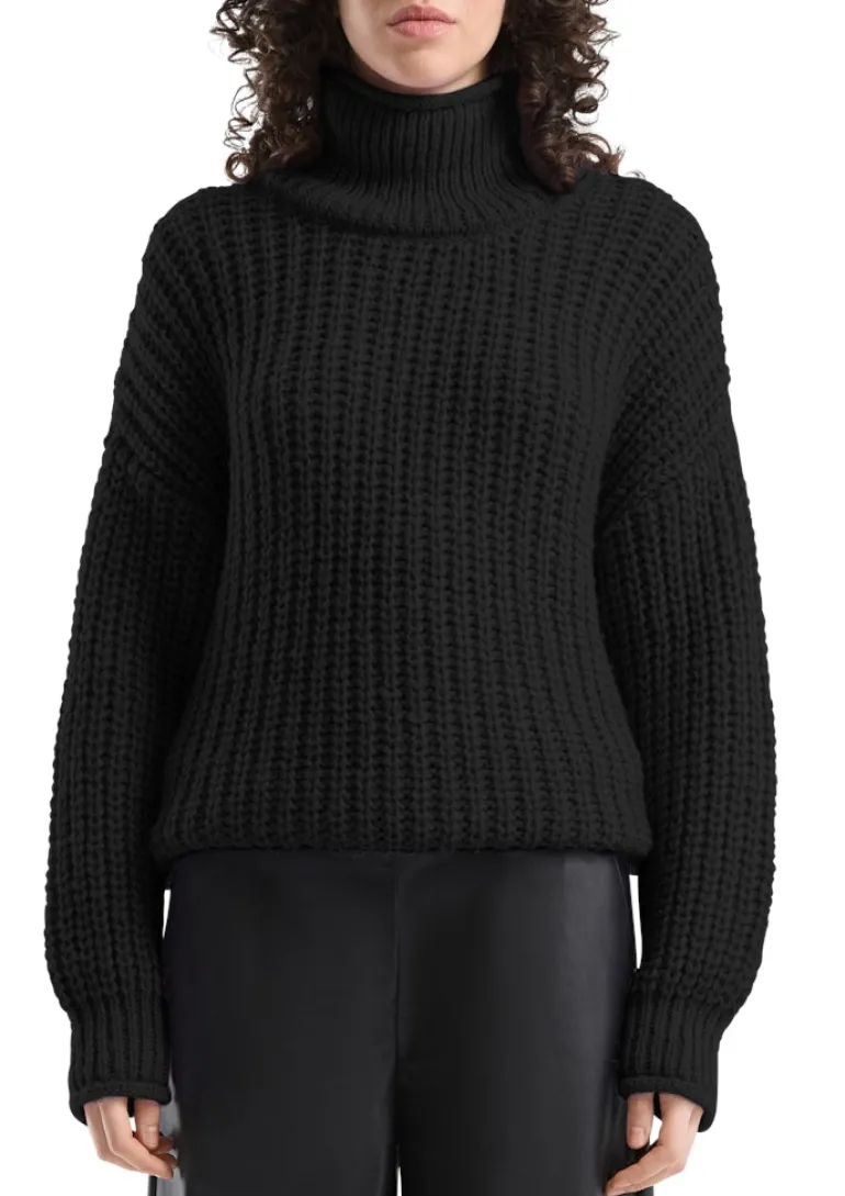 Strickpullover schwarz