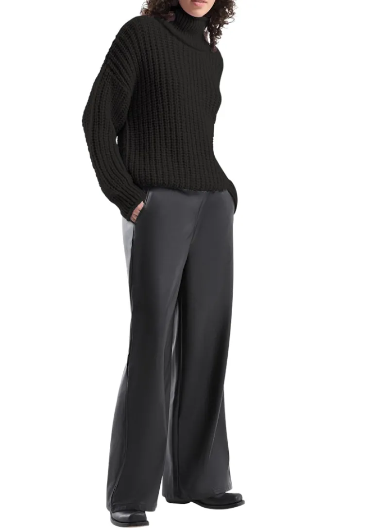 Strickpullover schwarz
