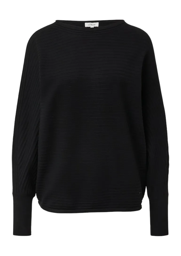 Strickpullover schwarz