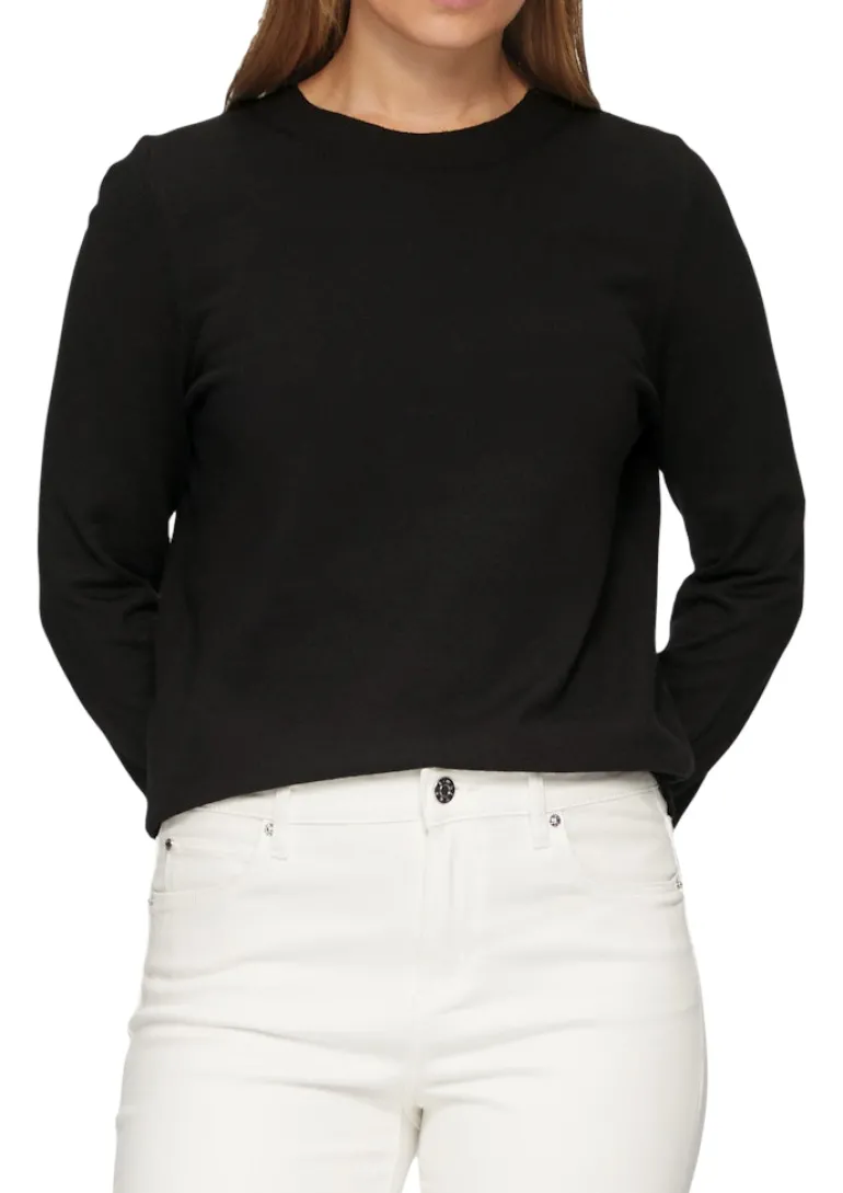 Strickpullover schwarz