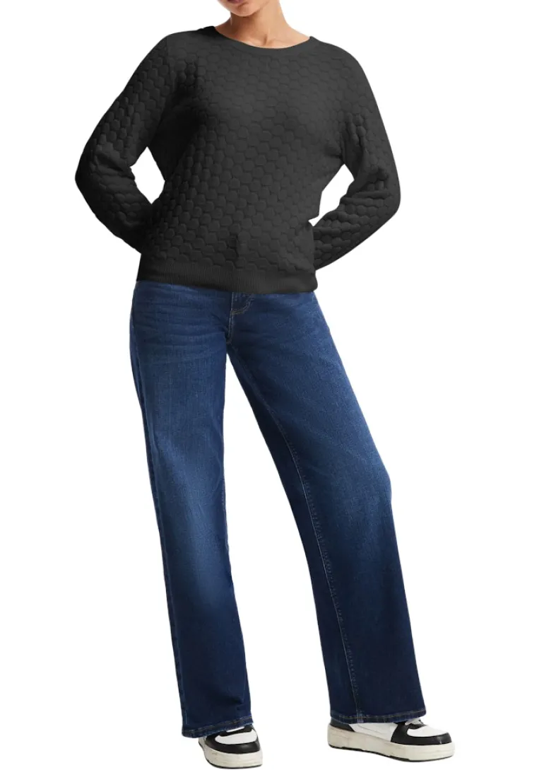 Strickpullover schwarz