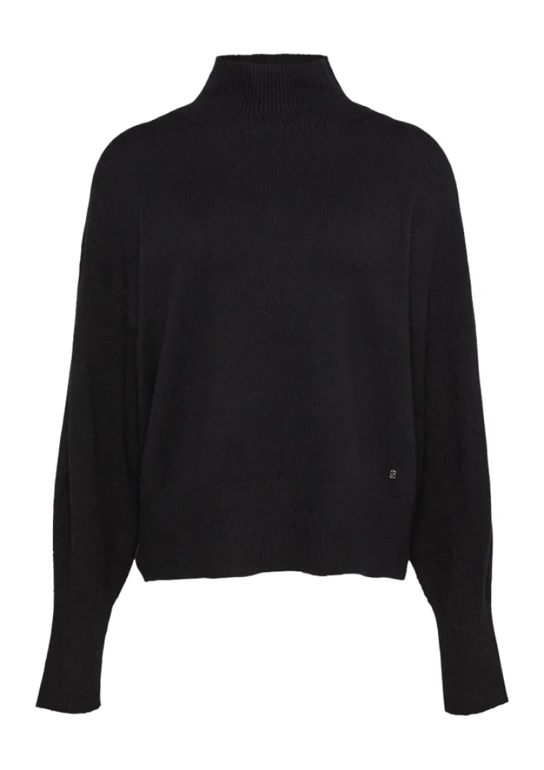 Strickpullover schwarz