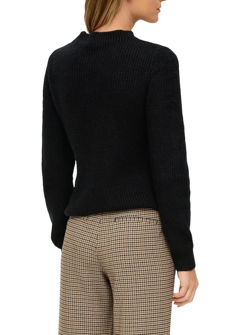 Strickpullover schwarz