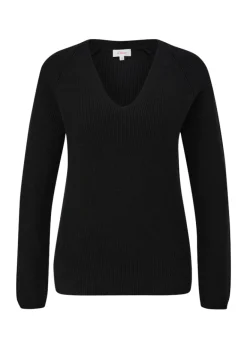 Strickpullover schwarz