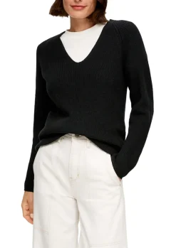 Strickpullover schwarz