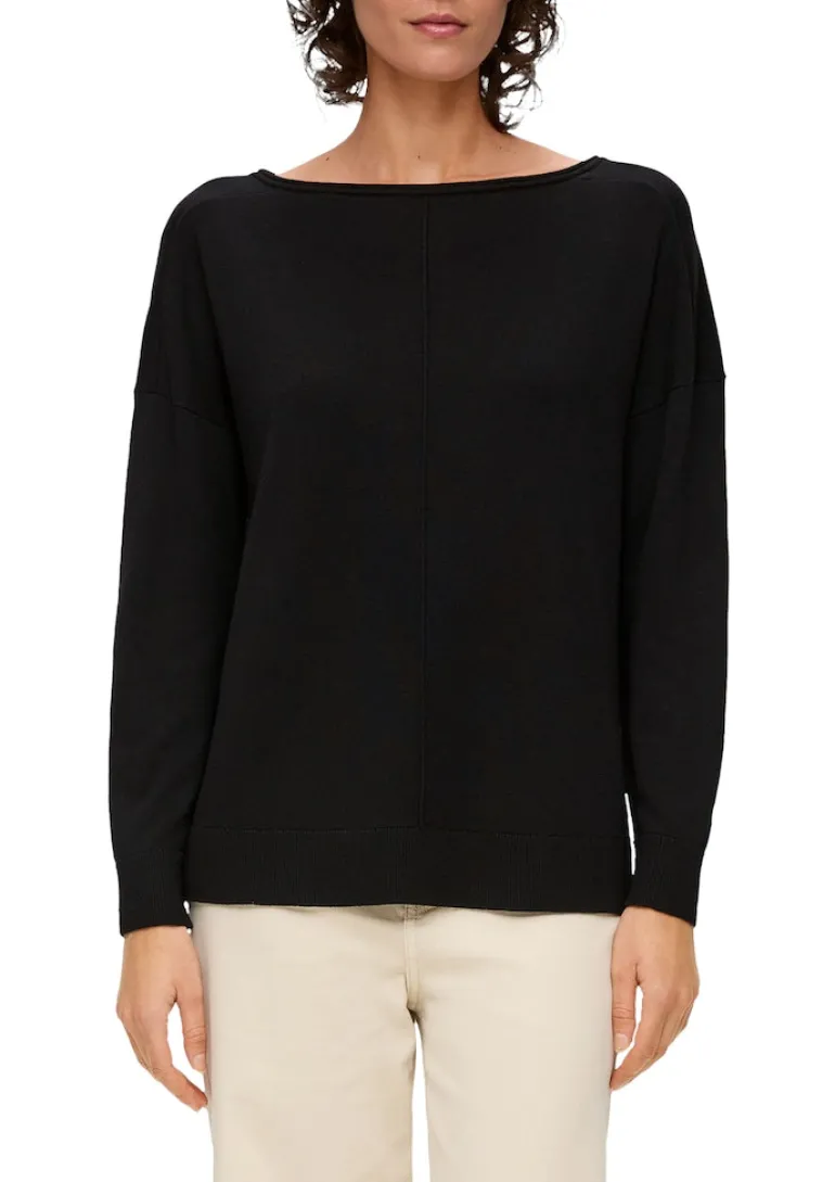 Strickpullover schwarz