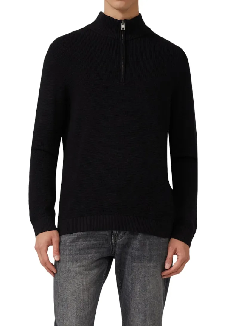 Strickpullover schwarz