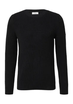 Strickpullover schwarz