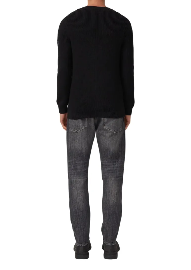 Strickpullover schwarz