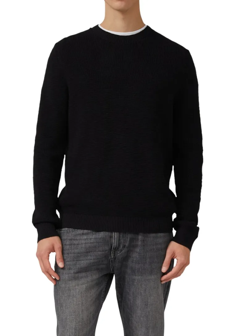Strickpullover schwarz