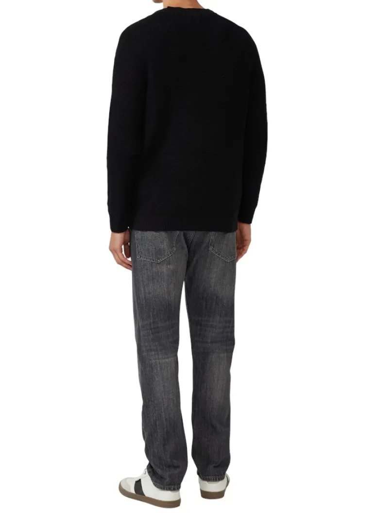 Strickpullover schwarz