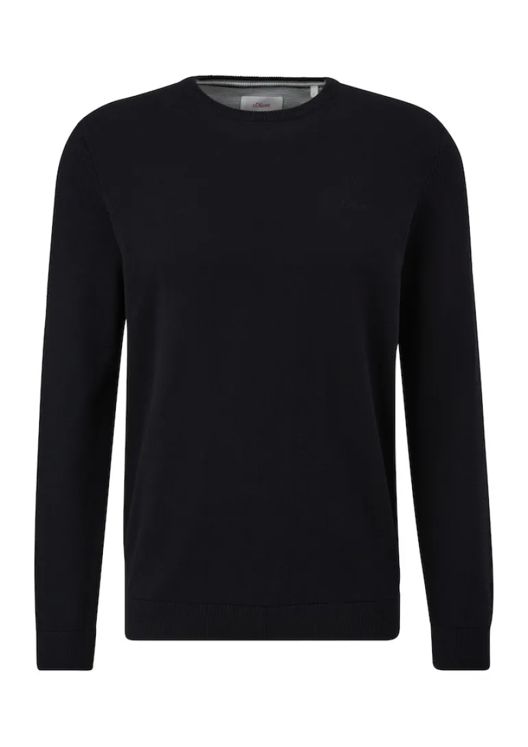 Strickpullover schwarz