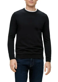 Strickpullover schwarz