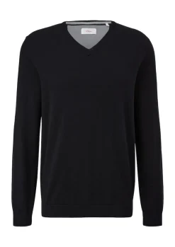 Strickpullover schwarz